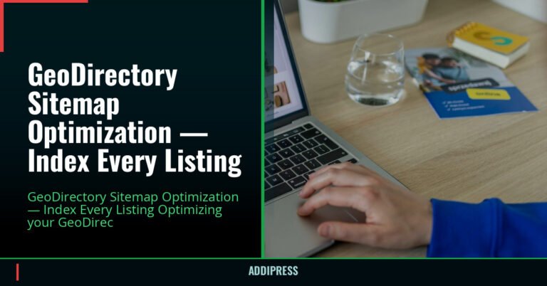 GeoDirectory Sitemap Optimization — Index Every Listing — addipress.com