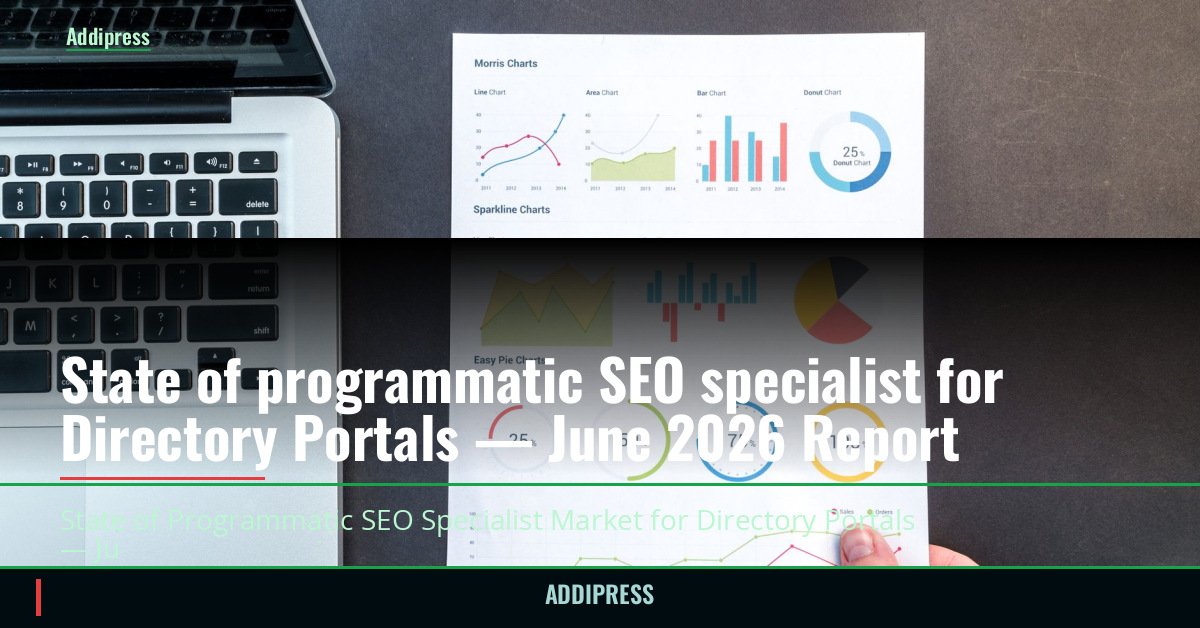 State of programmatic SEO specialist for Directory Portals — June 2026 Report — addipress.com