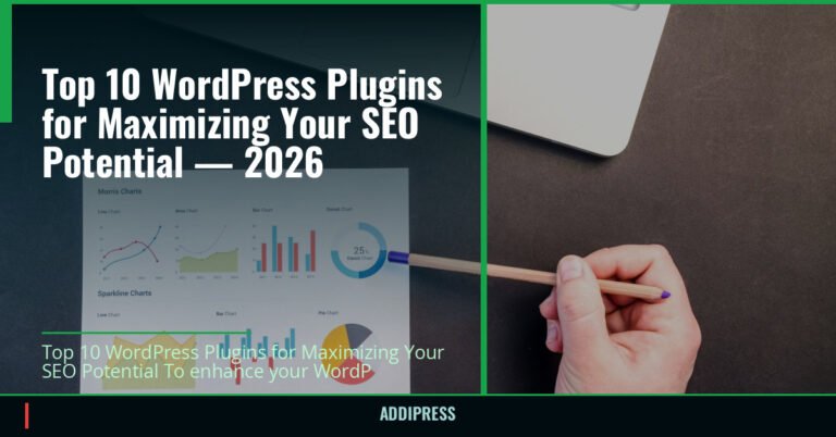 Top 10 WordPress Plugins for Maximizing Your SEO Potential — 2026 — addipress.com