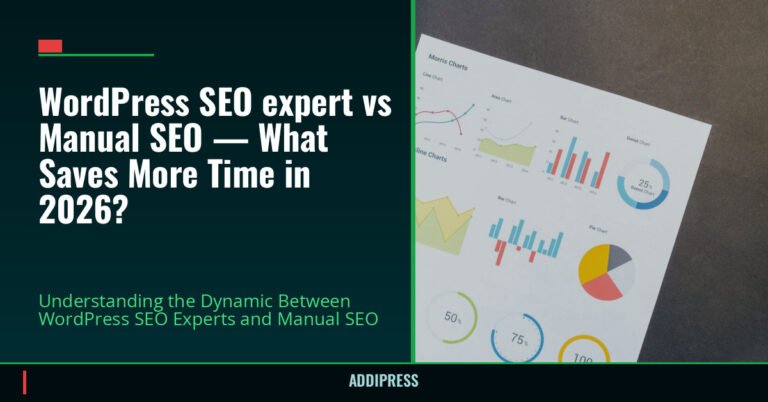 WordPress SEO expert vs Manual SEO — What Saves More Time in 2026? — addipress.com