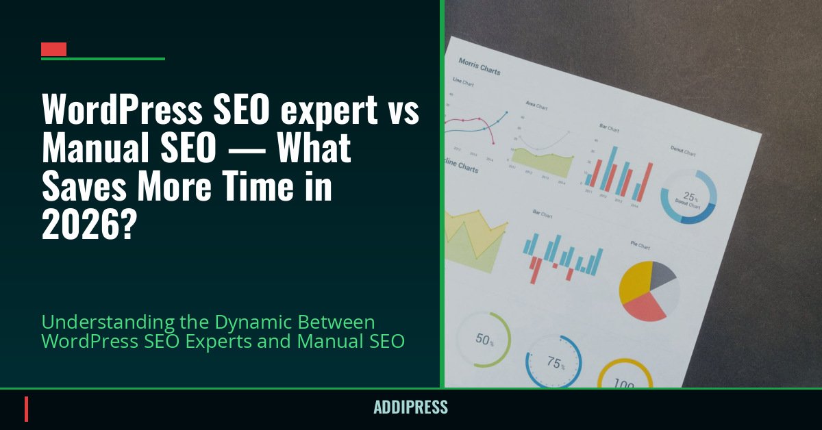 WordPress SEO expert vs Manual SEO — What Saves More Time in 2026? — addipress.com