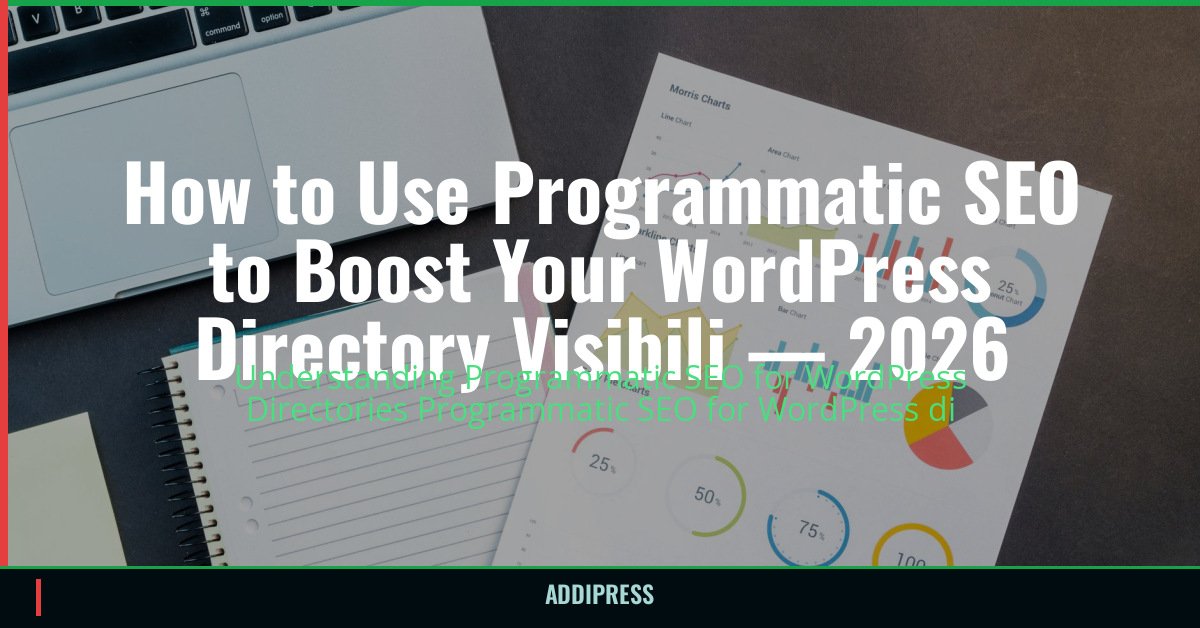 How to Use Programmatic SEO to Boost Your WordPress Directory Visibili — 2026 — addipress.com
