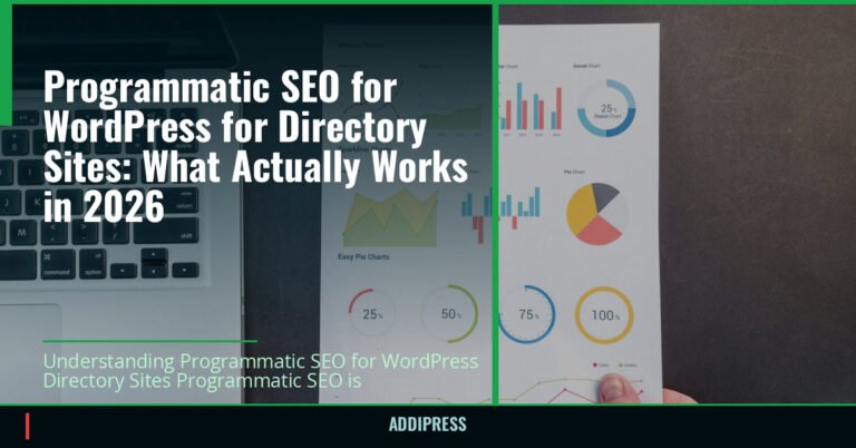 Programmatic SEO for WordPress for Directory Sites: What Actually Works in 2026 — addipress.com