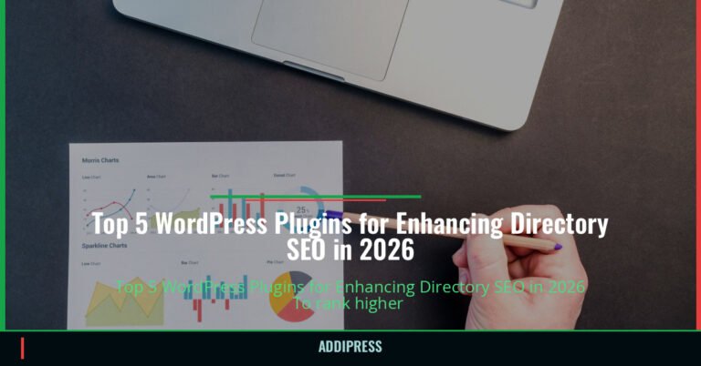 Top 5 WordPress Plugins for Enhancing Directory SEO in 2026 — addipress.com