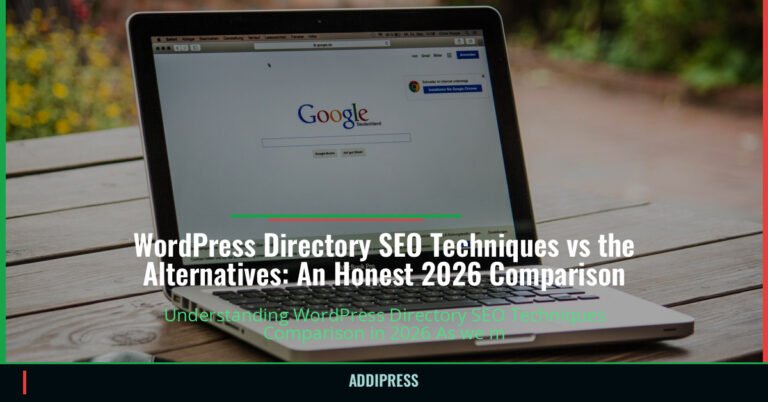 WordPress Directory SEO Techniques vs the Alternatives: An Honest 2026 Comparison — addipress.com