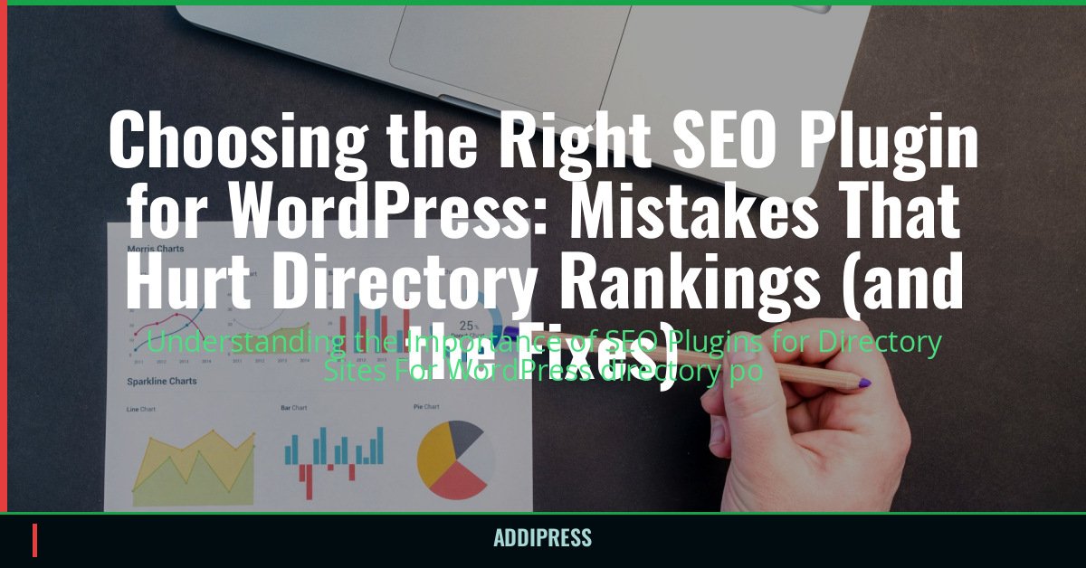 Choosing the Right SEO Plugin for WordPress: Mistakes That Hurt Directory Rankings (and the Fixes) — addipress.com