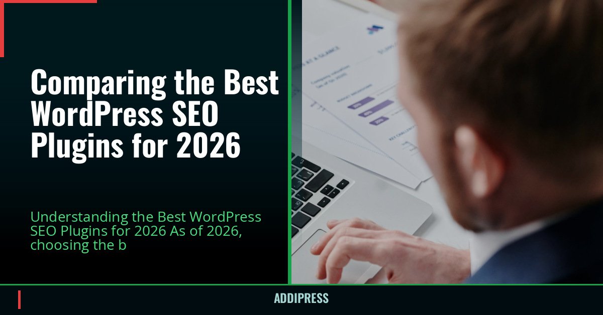 Comparing the Best WordPress SEO Plugins for 2026 1 Comparing the Best WordPress SEO Plugins for 2026 — addipress.com
