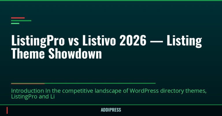 ListingPro vs Listivo 2026 — Listing Theme Showdown — addipress.com