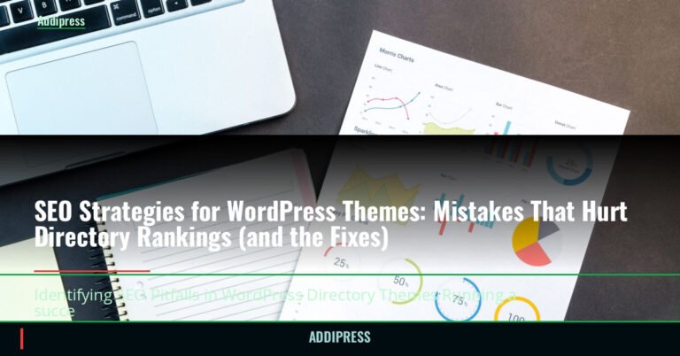 SEO Strategies for WordPress Themes: Mistakes That Hurt Directory Rankings (and the Fixes) — addipress.com